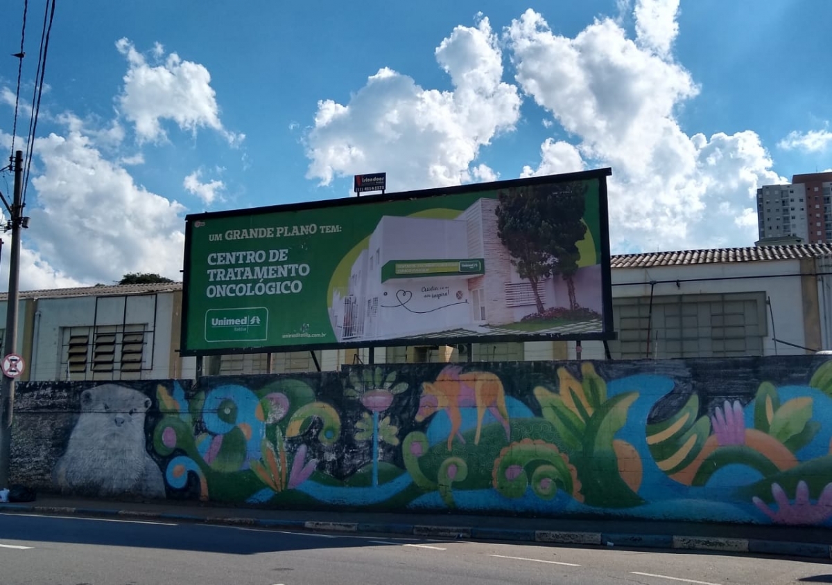 Mural 'Já não somos indefesas